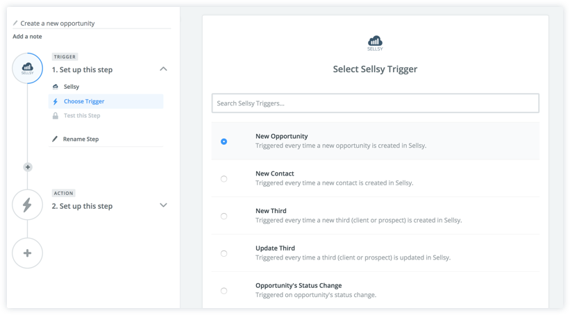 Zapier Sellsy
